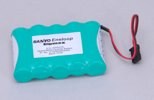 Eneloop 2000 mAh NiMh 6.0v Flat Pack